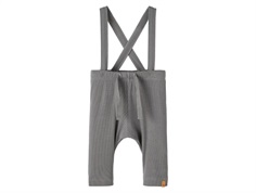 Lil Atelier pants suspenders quiet shade